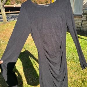 Express Black Long Sleeve Dress